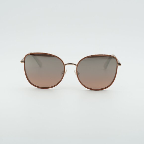 Kate Spade MARYAM/G/S 0AU2 G4 Sunglasses Gold Butterfly Frame, Brown Lenses